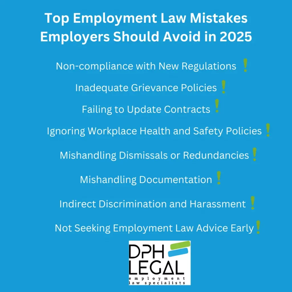 top employment law mistakes employers should avoid in 2025